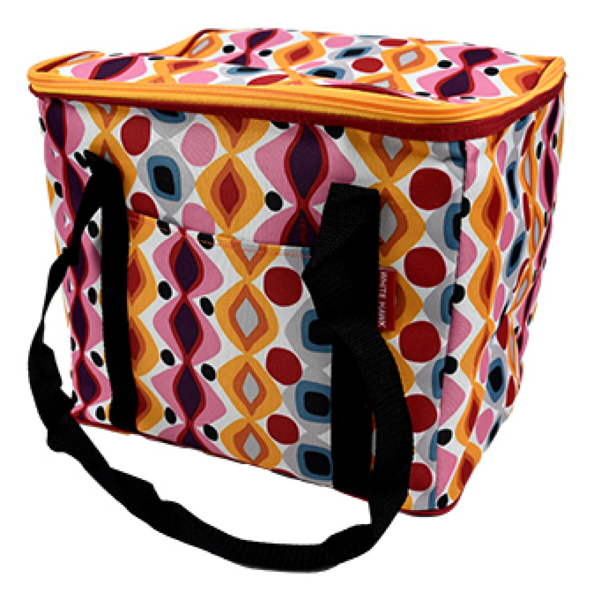 BOLSO TERMICO TIPO CONSERVADORA PLEGABLE ESTAMPADO 30X25X25CM 3 COLORES 27755 