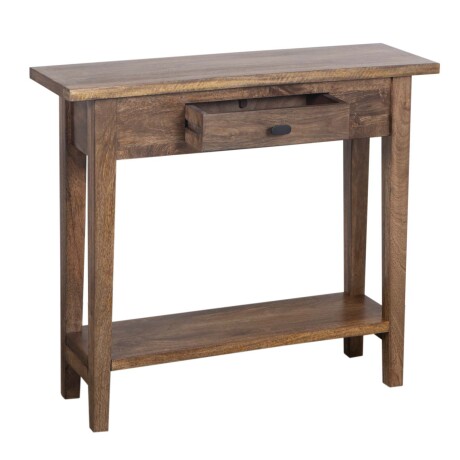CONSOLA MDF-Y-MADERA MARRON RETRO CASTAÑO