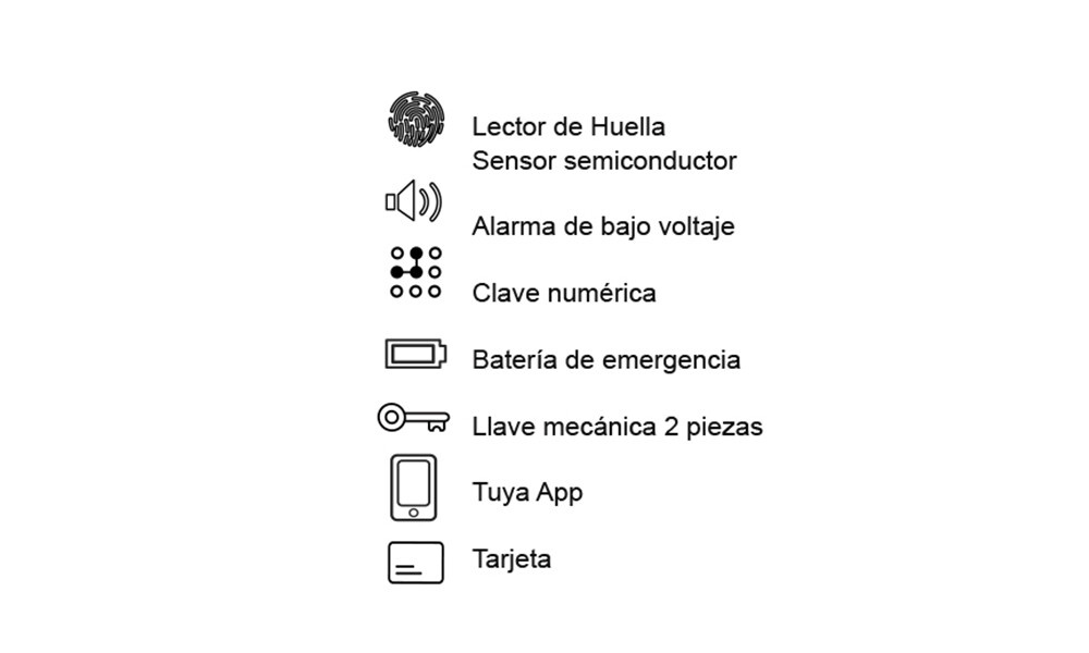 Cerradura K6 300-n