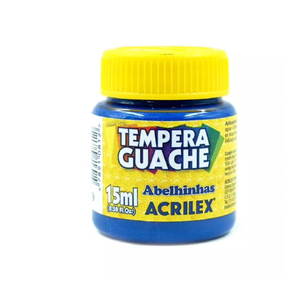 Témpera 15Ml Azul Acrilex #Témpera Acrilex 15Ml Azul