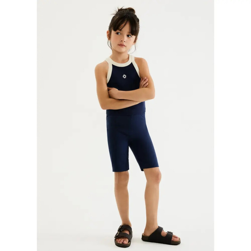 BERMUDA CICLISTA FEM AZUL ESCURO