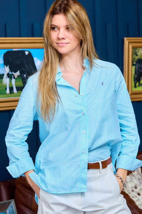Camisa Dama Emi Raya Celeste