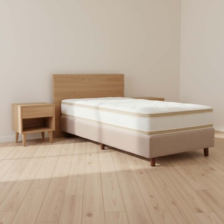 SOMMIER DE ESPUMA IVORY A 1.5 PLAZAS