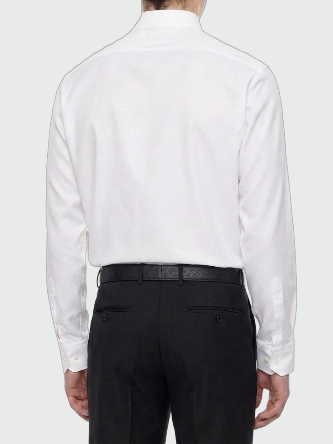 BOSS - Camisa regular fit de algodón italiano, H-JOE-KENT Blanco