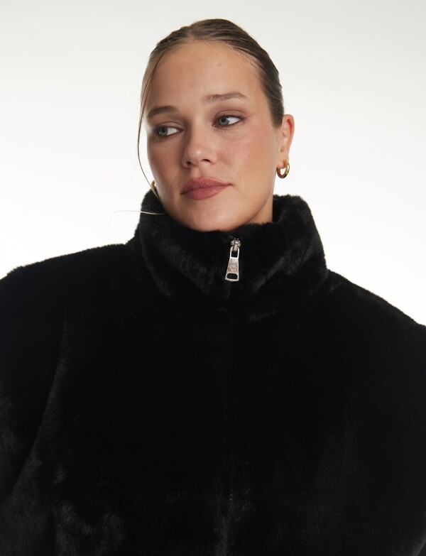 Chaleco Faux Fur NEGRO