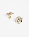 Aros Pasantes Perlas Aros Pasantes Mariposa - Dorado