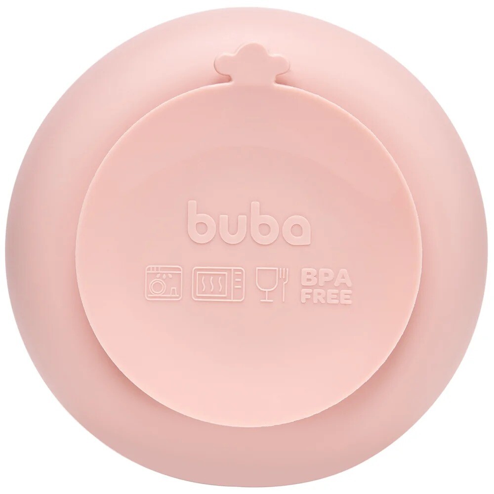 Bowl con ventosa silicona BUBA cloudy rosa conejo