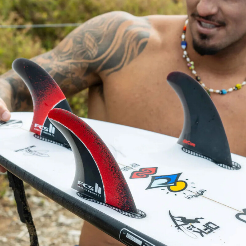 Quilla FCS II GM Aircore Fireball Tri Retail fins Large Quilla FCS II GM Aircore Fireball Tri Retail fins Large