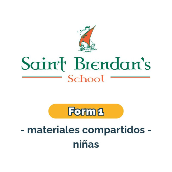 Lista de materiales - Primaria Form 1 materiales compartidos niñas SB Única