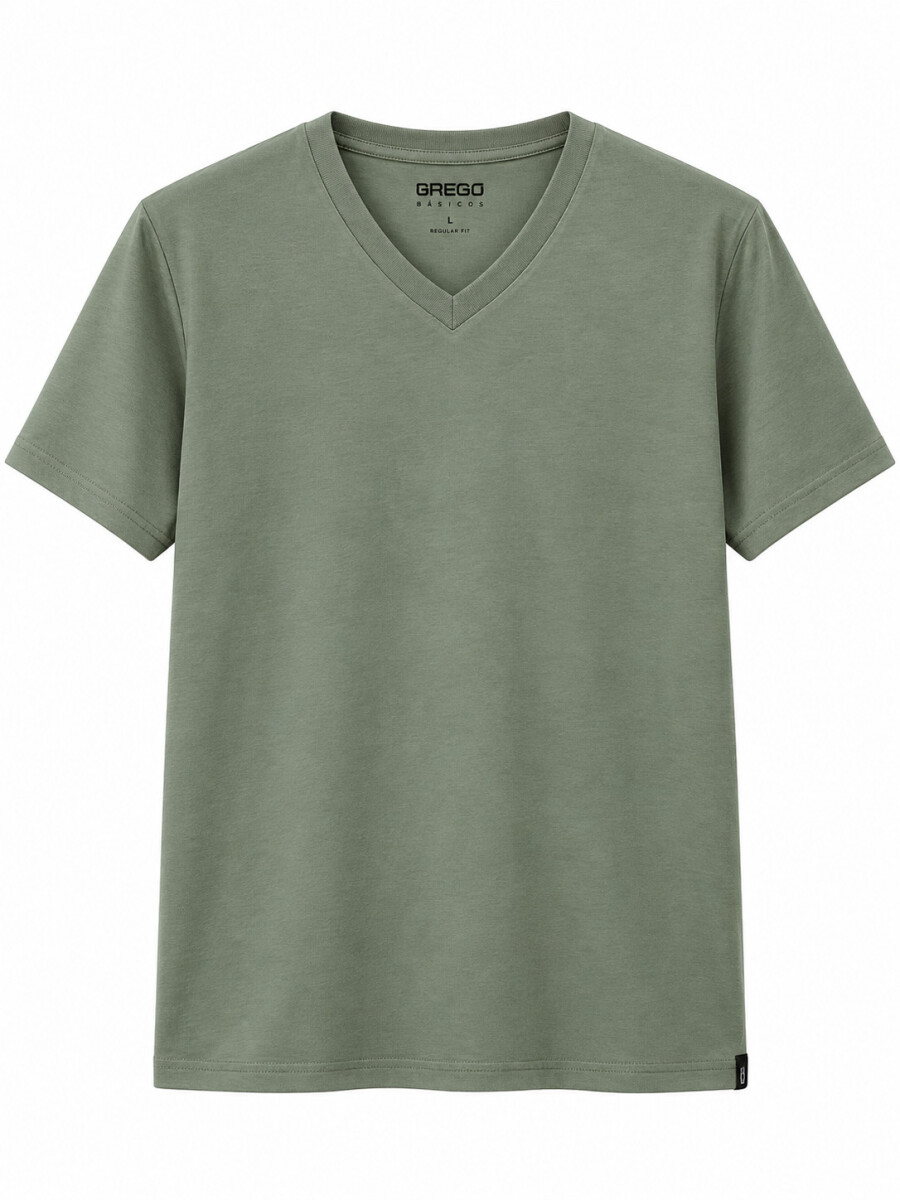 REMERA NEW ARGOS - VERDE MILI 