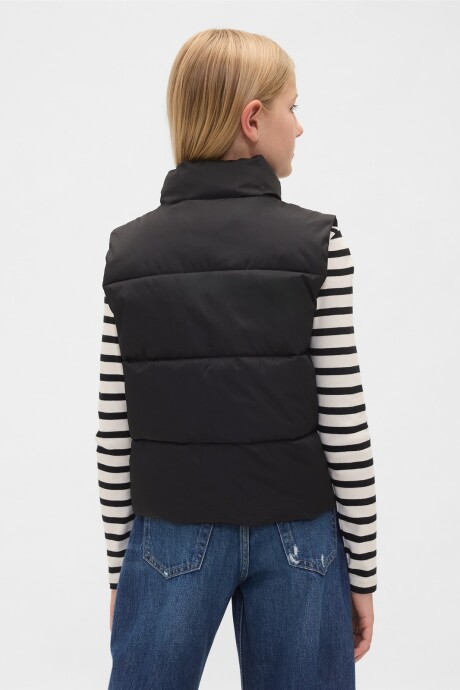 Chaleco Logo Gap Niña True Black