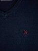 Sweater en V Azul