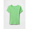 V-SS POINTELLE TEE JULEP GREEN