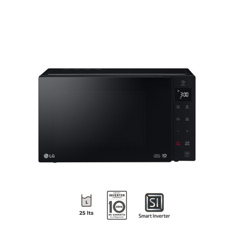 Microondas LG MS2536GIS<br /> Inverter NeoChef 25 Litros Negro