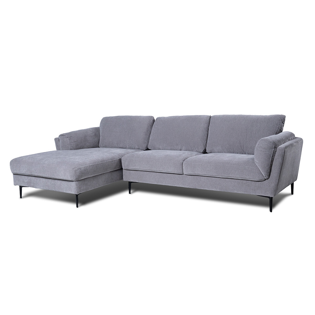 Rinconera Mister - Tela Microfibra - Chaise Izquierdo - 6686-7 Gris 