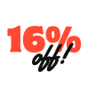16% OFF