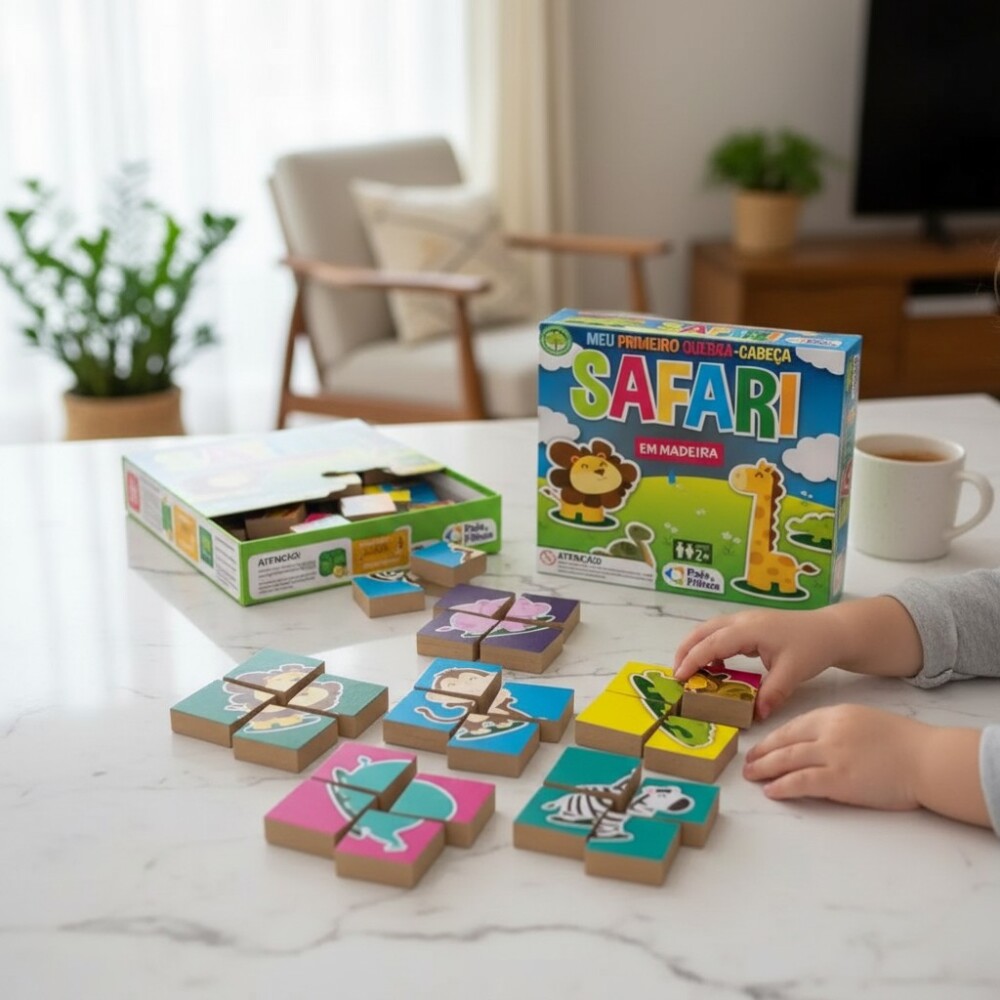 Mi primer puzzle madera P&F safari