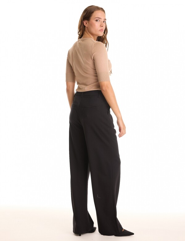 Pantalon Palazzo NEGRO