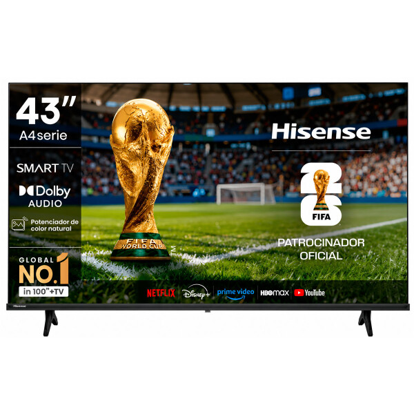 TV HISENSE 43” LED 43A4Q FHD Smart -VIDAA N/A