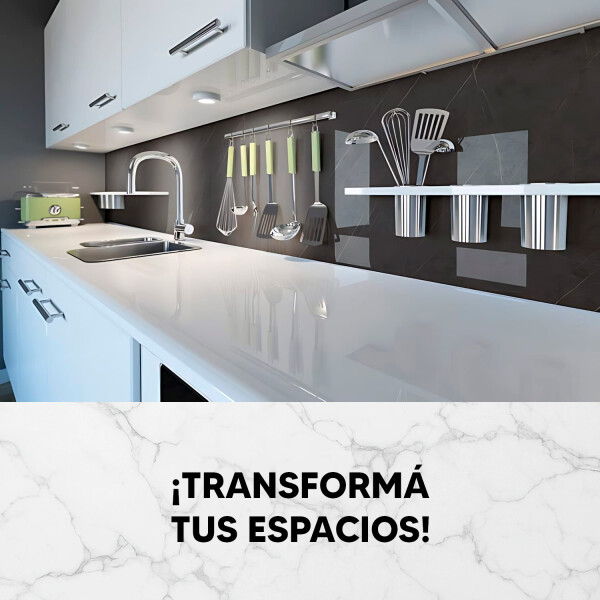 Revestimiento De Pared Placa Pvc Flexible 2.44 X 1.22mts GRIS
