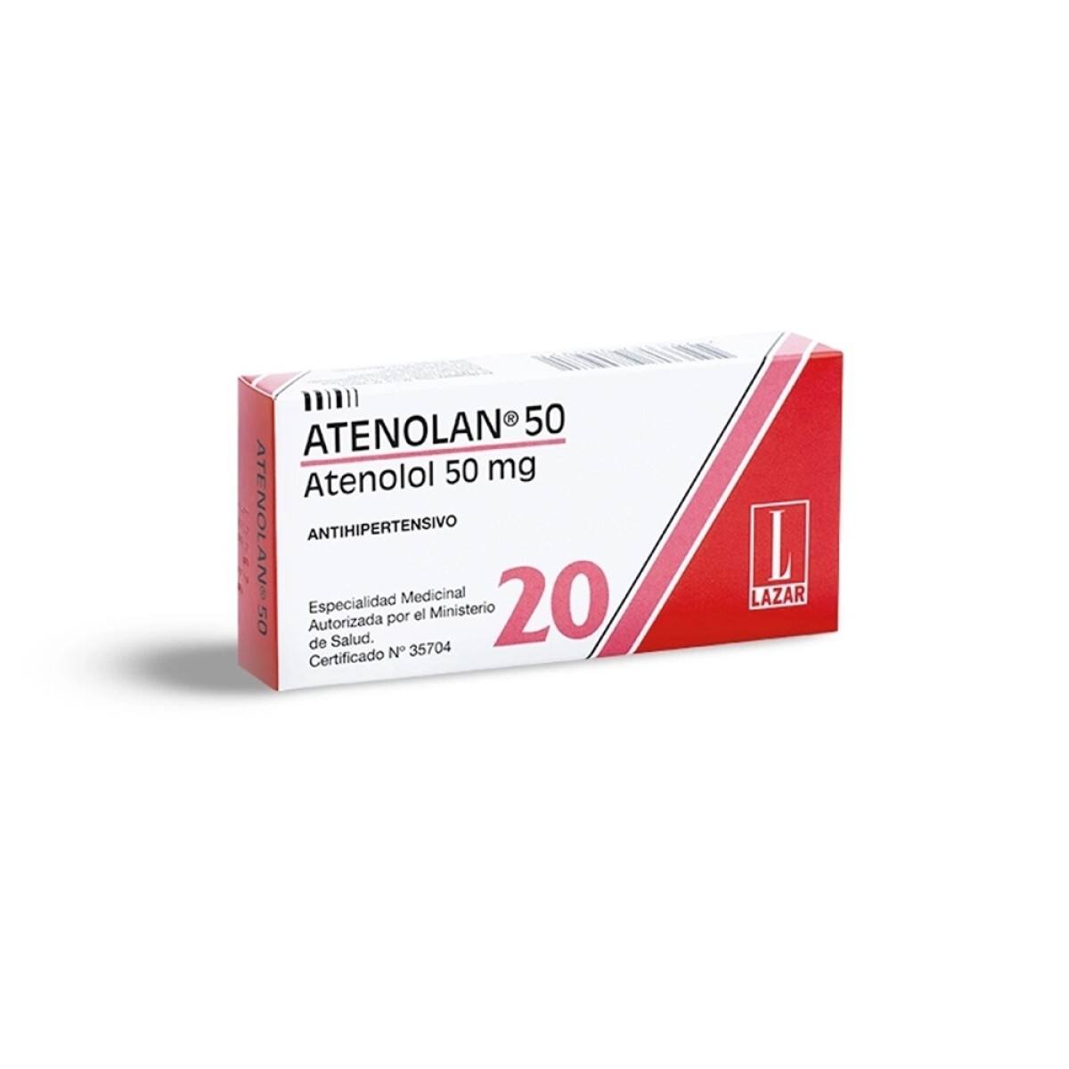 Atenolan 50 Mg. 20 Comp. 