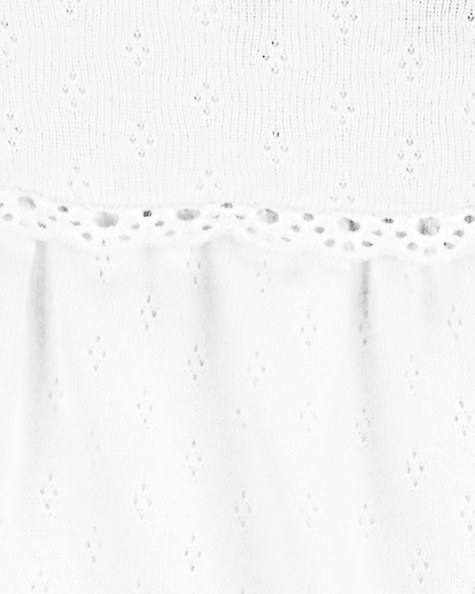 Body de algodón calado, blanco Body de algodón calado, blanco