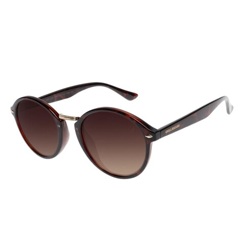 Lentes De Sol Chilli Beans Redondo - Unisex Gradiente Marrón/Tortuga