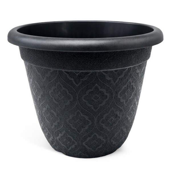PLANTERA REDONDA CON DISEÑO • 16cm PLANTERA REDONDA CON DISEÑO • 16cm