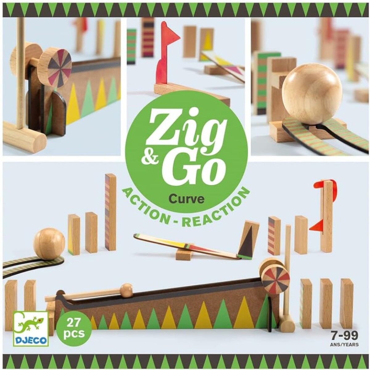 Juego de Mesa Zig & Go 27 Pzs Djeco 