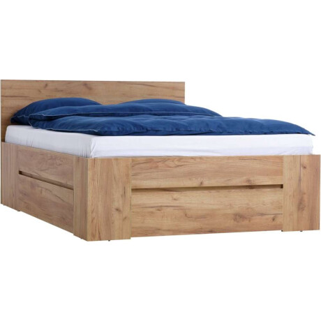 Estructura Cama Limfjorden 180X200 3 Cajones Roble