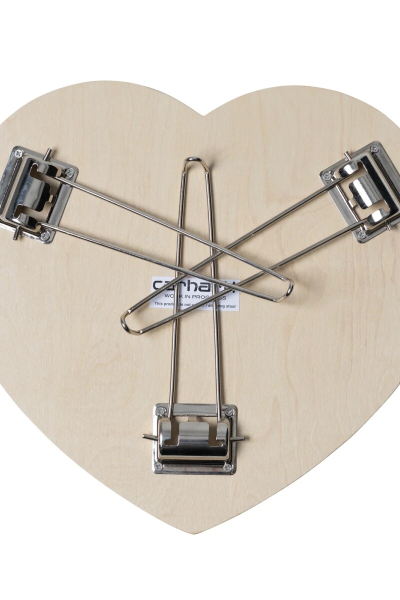 Heart Folding Table Negro