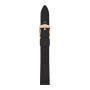 Correa Fossil Cuero Negro 16MM 0