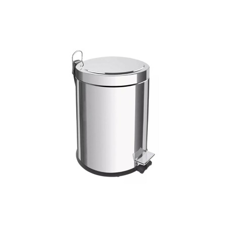 PAPELERA TACHO ACERO INOXIDABLE TRAMONTINA 5LTS PLATEADO