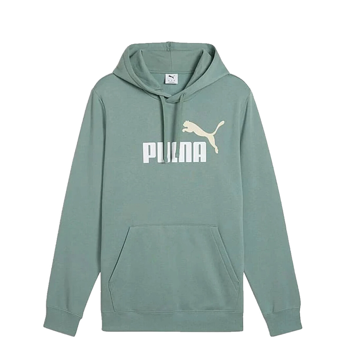 Canguro de Hombre Puma Logo Hoodie - Verde 
