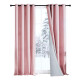 Cortinas Blackout 2 Paños 220cm X 140cm Satinado Calidad Rosa