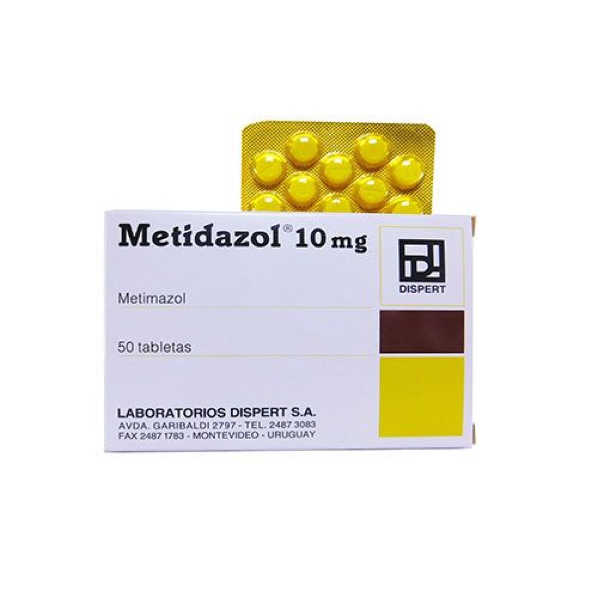 METIDAZOL 10 MG X 50 TABLETAS 