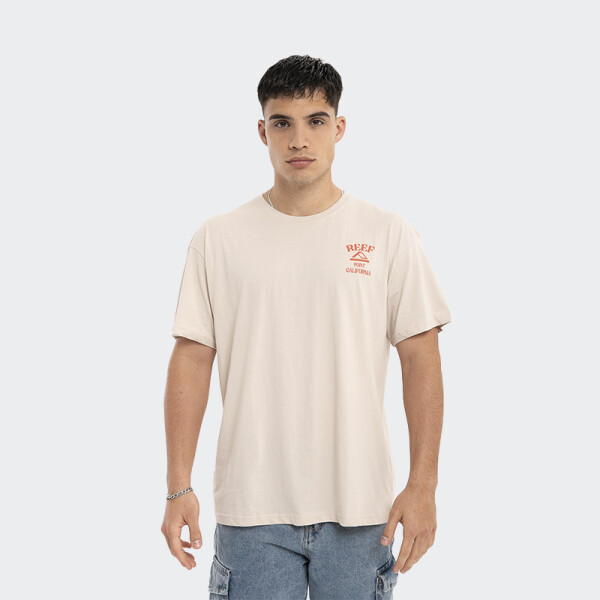 Remera Reef Oversize Beige