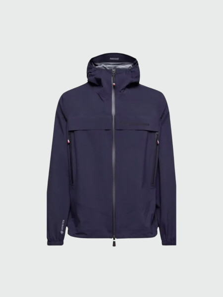 MONCLER - Campera Plegable Shipton Azul Brillante