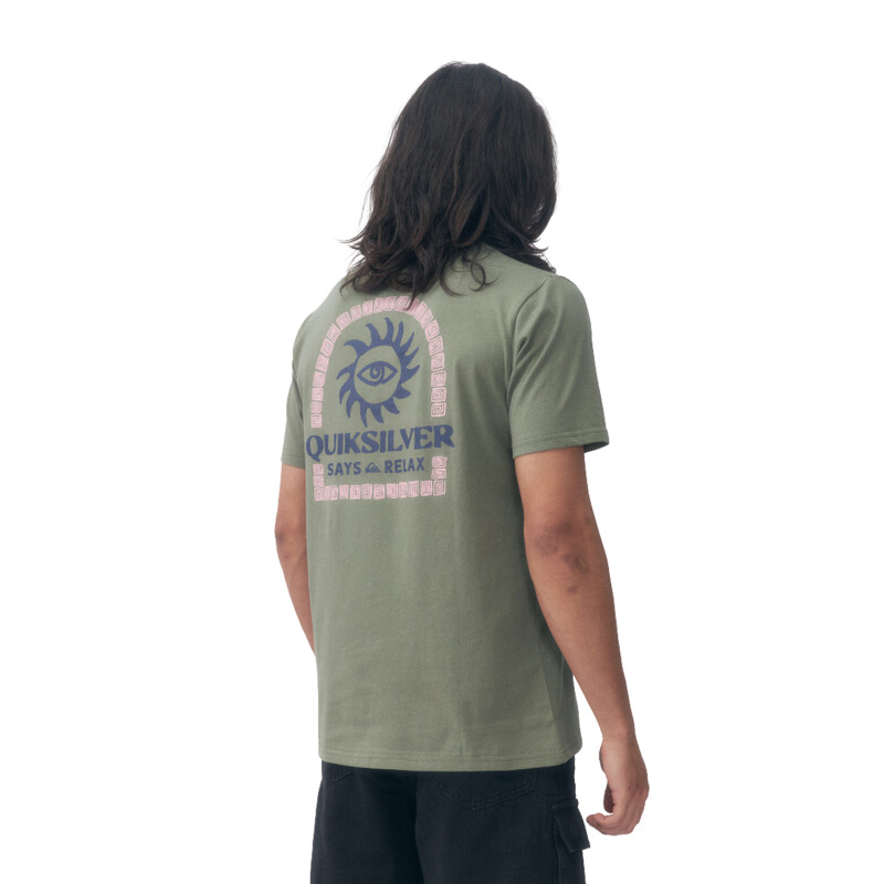 Remera Quiksilver Sun Power - Verde Remera Quiksilver Sun Power - Verde