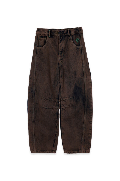 Jean Barrel Washed Brown