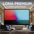 Pantalla De Proyección Con Trípode 100 Pulgadas HD 220cm largo x 120cm Variante Color Negro