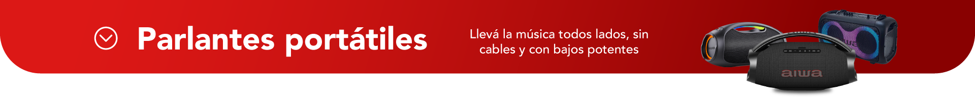 Parlantes portátiles AIWA