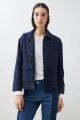 Chaqueta de paño azul marino