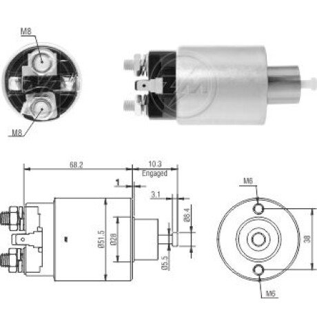 AUTOMATICO DE ARRANQUE MITSUBISHI ASX LANCER 10/ OUTLANDER /12 NISSAN MARCH 12V ZM AUTOMATICO DE ARRANQUE MITSUBISHI ASX LANCER 10/ OUTLANDER /12 NISSAN MARCH 12V ZM