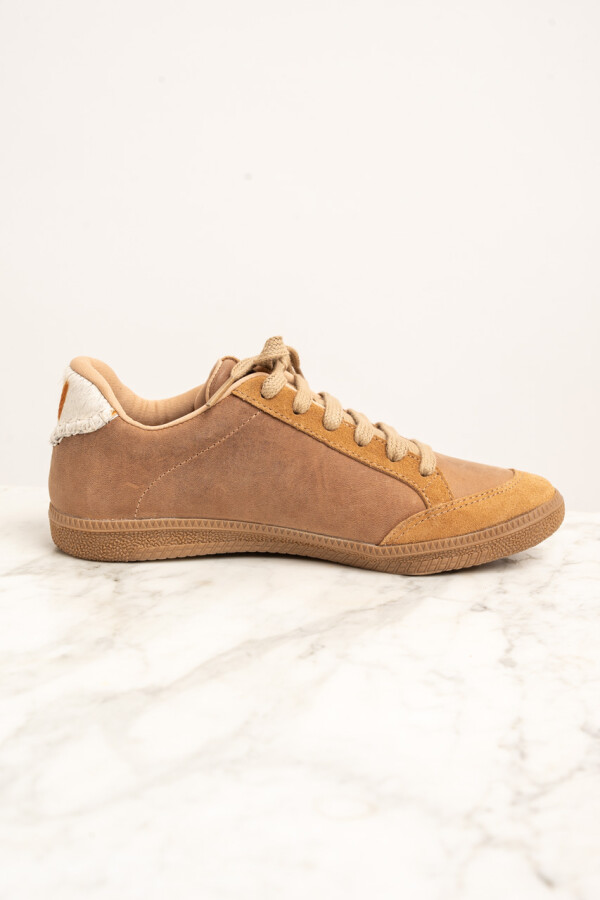Zapatilla Gamuza Vaca Marron