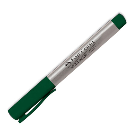 Marcador Faber-Castell Multimark Plus Verde