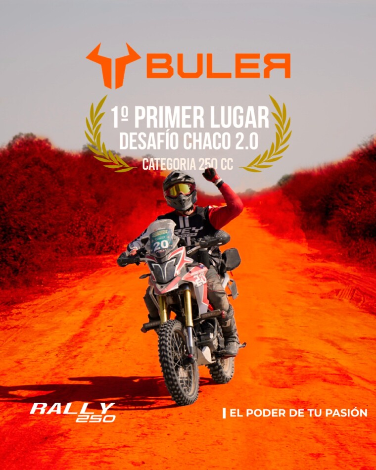 LA MOTO BULER RALLY CONQUISTA EL DESAFIO CHACO 2.0