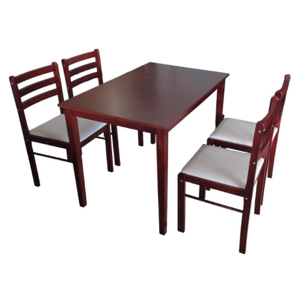 JUEGO DE COMEDOR RIAN MESA + 4 SILLAS JUEGO DE COMEDOR RIAN MESA + 4 SILLAS
