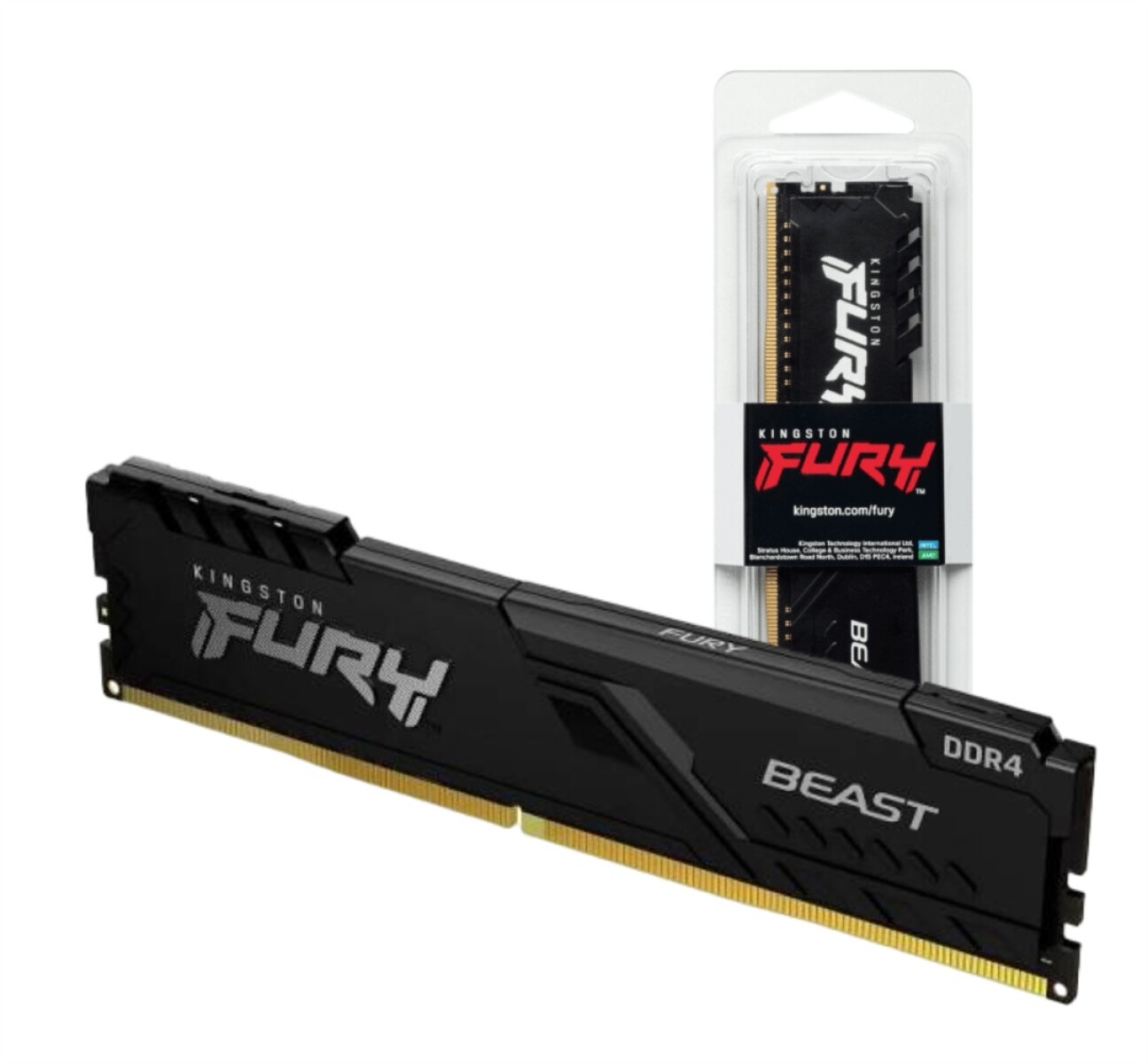 Memoria Kingston Fury Beast Ddr4 16gb 3200mhz - MEMORIA KINGSTON FURY BEAST DDR4 16GB 32 