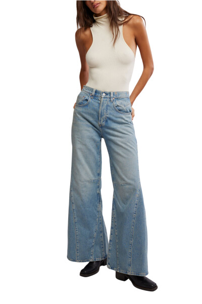 EDEN HIGH SLOUCHY JEAN Azul